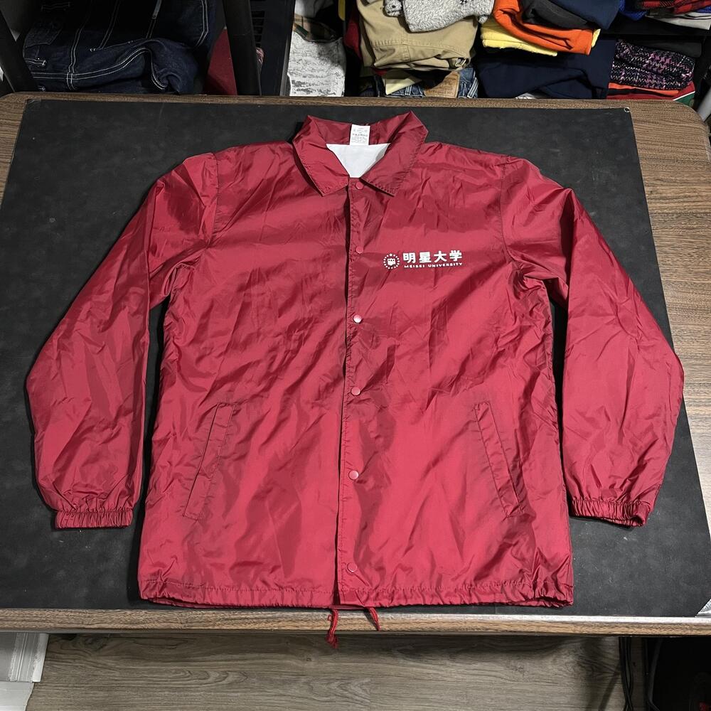 Meisei University Jacket Mens Large Japan Tokyo Y3 Coach Windbreaker College